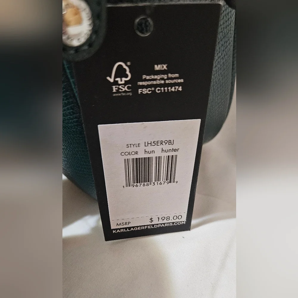 NWT Karl Lagerfeld crossbody bag Hunter - Picture 7 of 10